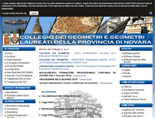 Tablet Screenshot of collegiogeometrinovara.com